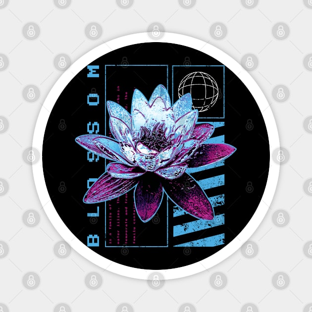 Blossoming Lotus Magnet by LR_Collections